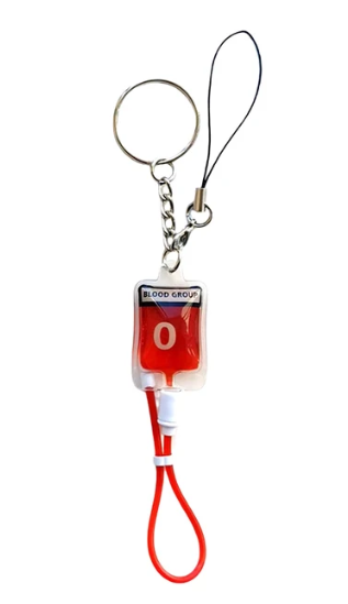 LLAVERO DE TIPO DE SANGRE